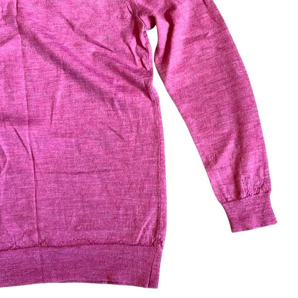 J. Crew Women’s Sz S Flamingo Link Tippi Sweater Merino Wool Pullover - Picture 9 of 12